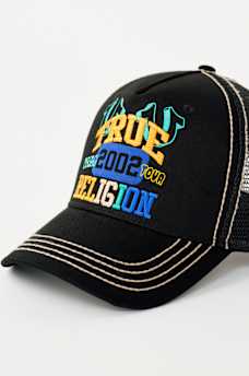 EMBROIDERED LOGO TRUCKER HAT, image 8