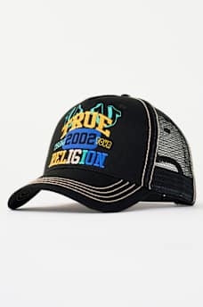 EMBROIDERED LOGO TRUCKER HAT, image 1
