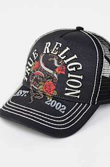 CASQUETTE DE CAMIONNEUR AVEC LOGO SERPENT