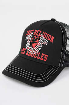 CRYSTAL HORSESHOE TRUCKER HAT, image 7