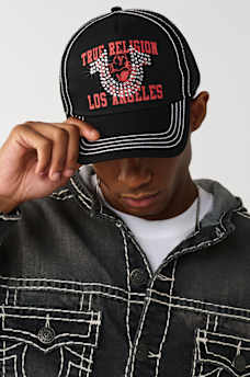 CRYSTAL HORSESHOE TRUCKER HAT, image 1