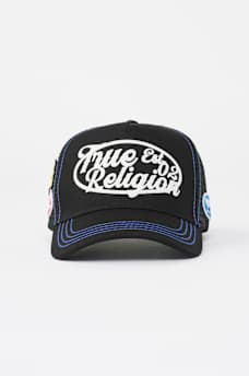 LOGO CONTRAST TRUCKER HAT
