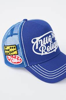 LOGO CONTRAST TRUCKER HAT