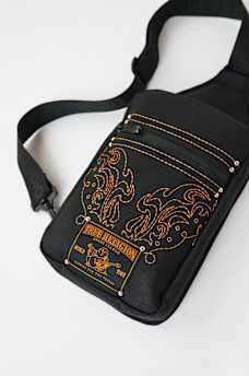 LOGO EMBROIDERED PATCH SLING BAG, image 5