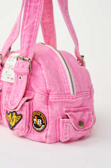 LOGO PATCH HANDBAG, image 6