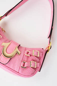 BUCKLE HORSESHOE HANDBAG, image 5