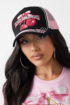 CHERRY LOGO TRUCKER HAT, image 2