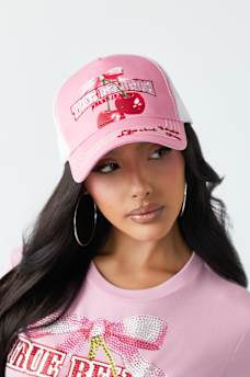 CHERRY LOGO TRUCKER HAT, image 3