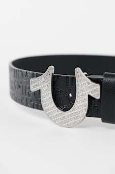 FILLED HORSESHOE BUCKLE BELT, image 3