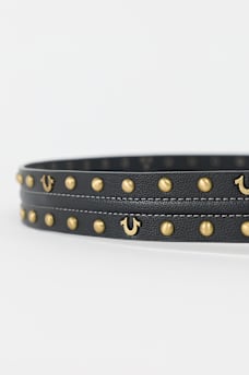 STUDDED HORSESHOE BUCKLE BELT, image 4
