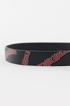 LOGO ALLOVER PRINT HORSESHOE BELT, image 3