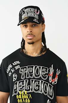 FLAME HORSESHOE TRUCKER HAT, image 2