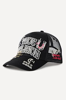 FLAME HORSESHOE TRUCKER HAT, image 1