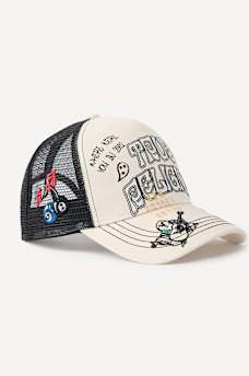 FLAME HORSESHOE TRUCKER HAT, image 6