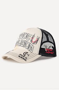 FLAME HORSESHOE TRUCKER HAT, image 1