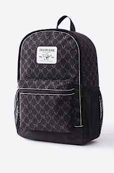 LOGO PATCH ALLOVER PRINT BACKPACK