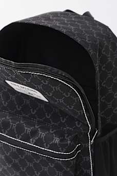 LOGO PATCH ALLOVER PRINT BACKPACK