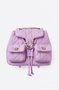 QUILTED HORSESHOE BAG