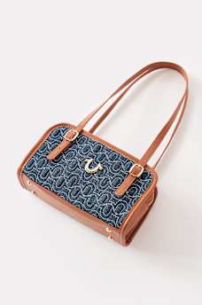 HORSESHOE ALLOVER PRINT HANDBAG, image 3
