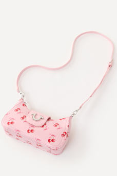 HORSESHOE CHERRY FLAP HANDBAG, image 3