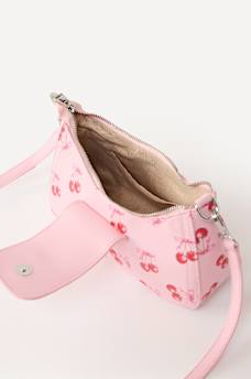 HORSESHOE CHERRY FLAP HANDBAG, image 5