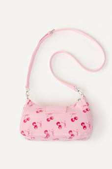 HORSESHOE CHERRY FLAP HANDBAG