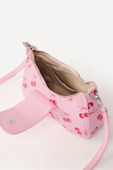 HORSESHOE CHERRY FLAP HANDBAG