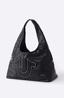 SAC EN FAUX CUIR AVEC FER &Agrave; CHEVAL
