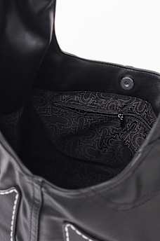SAC EN FAUX CUIR AVEC FER &Agrave; CHEVAL