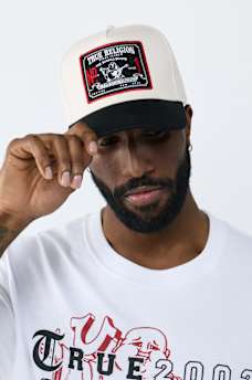 CONTRAST PATCH BASEBALL HAT, image 1