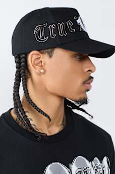 HORSESHOE LOGO RHINESTUDS BASEBALL HAT