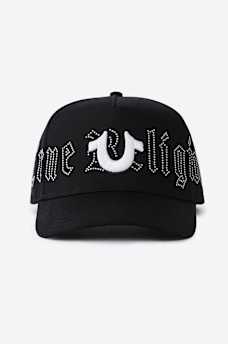 HORSESHOE LOGO RHINESTUDS BASEBALL HAT