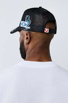 MULTI-LOGO TRUCKER HAT