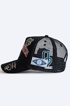 CASQUETTE DE CAMIONNEUR LOGOS MULTIPLES