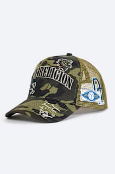 MULTI-LOGO TRUCKER HAT