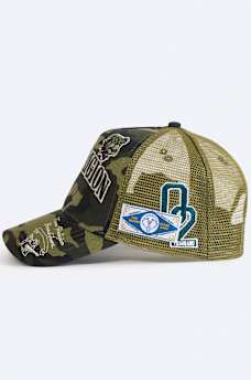 MULTI-LOGO TRUCKER HAT