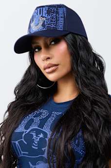 CRYSTAL HORSESHOE HAT