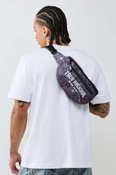 ALLOVER PRINT LOGO CROSSBODY BAG