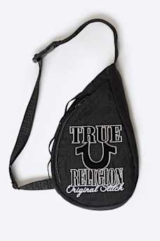 HORSESHOE SCRIPT SLING BAG