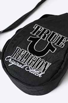 HORSESHOE SCRIPT SLING BAG