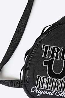 HORSESHOE SCRIPT SLING BAG