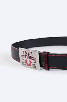LOGO SQUARE BUCKLE BELT