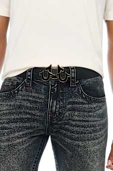 MULTI-HORSESHOE BUCKLE BELT