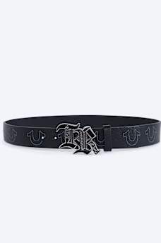 SCRIPT HORSESHOE BELT