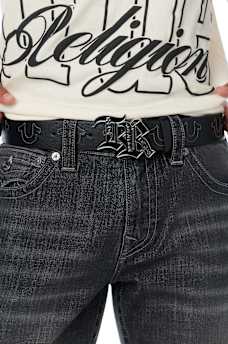 SCRIPT HORSESHOE BELT