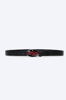 LOGO SCRIPT BUCKLE BELT