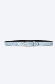 ALLOVER PRINT HORSESHOE BELT