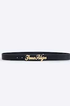 TRUE LOGO BUCKLE BELT