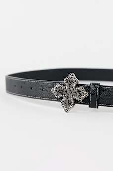 GRAPHIC LOGO BUCKLE BELT, image 2