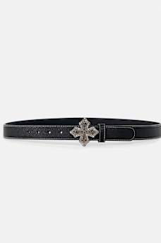 GRAPHIC LOGO BUCKLE BELT